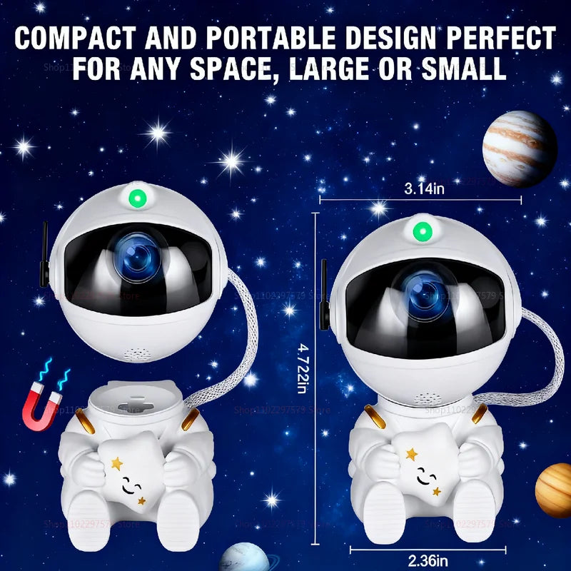 NEBULA Projector Lamp Night Light for Bedroom Kids Adults Galaxy Nebula Starry Sky Decor Gift Galaxy Starry Sky Astronaut Room Lamp