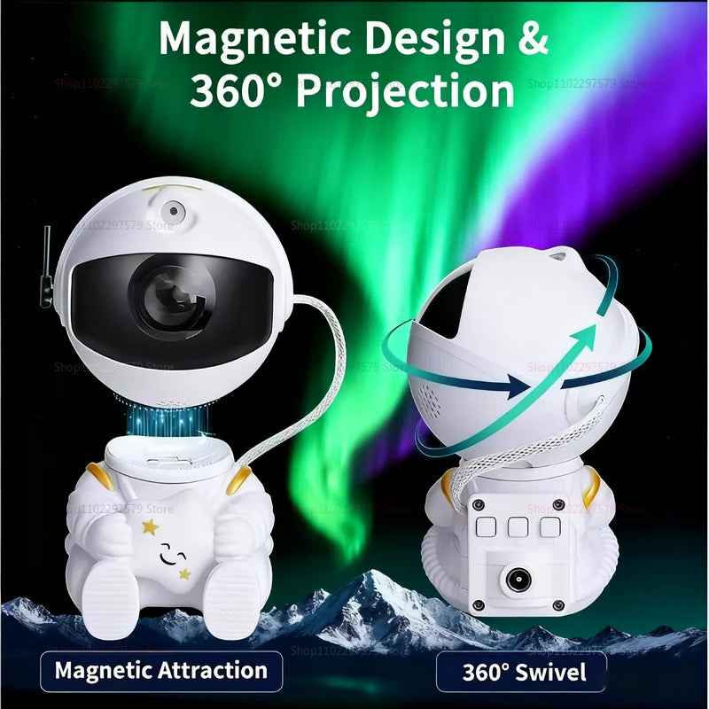 NEBULA Projector Lamp Night Light for Bedroom Kids Adults Galaxy Nebula Starry Sky Decor Gift Galaxy Starry Sky Astronaut Room Lamp