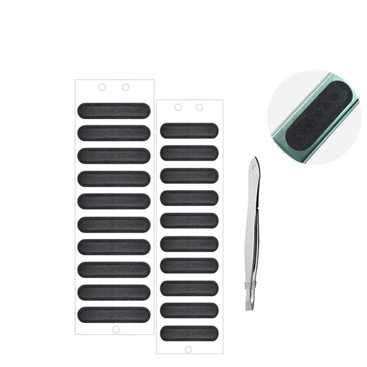 iPhone Speaker Dustproof Stickers Protector Mesh Anti Dust Adhesive Cover + Tweezers