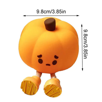 JACK-O-LITE Pumpkin Night Light Cute LED Pumpkin Silicone Dimmable Nursery Lamp For Kids Party Holder Desk Decor And Gift